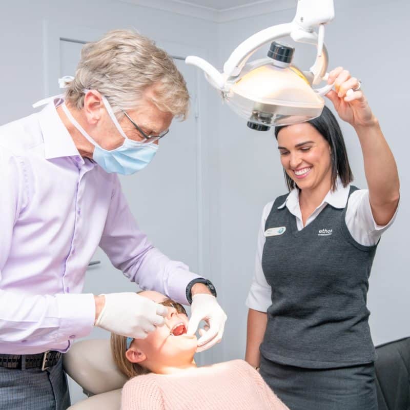Dr Marcus Tod With An Orthodontic Patient